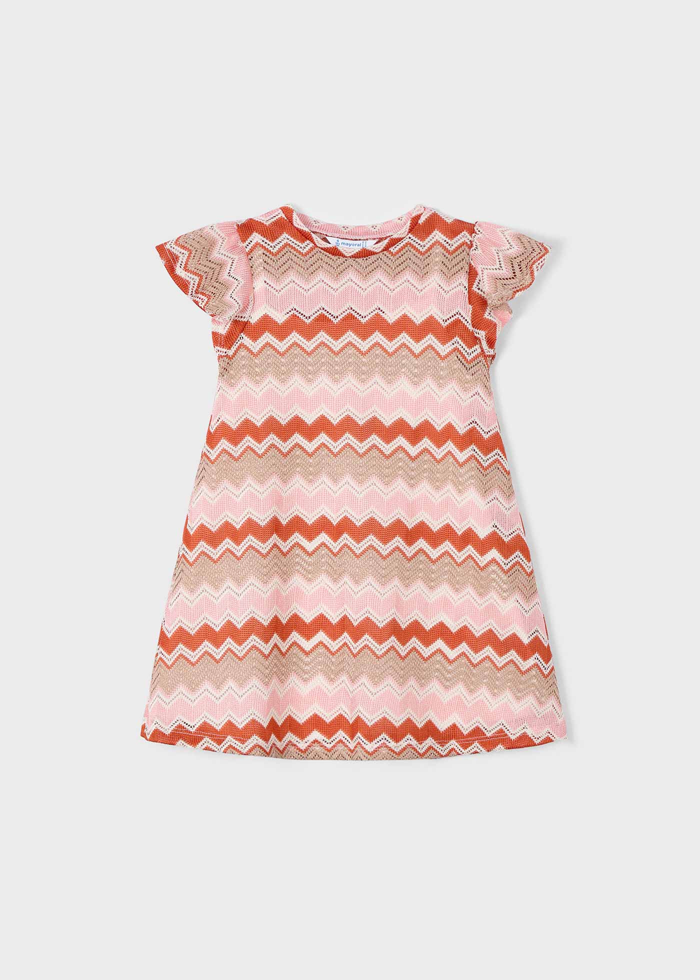 Vestito zigzag bambina